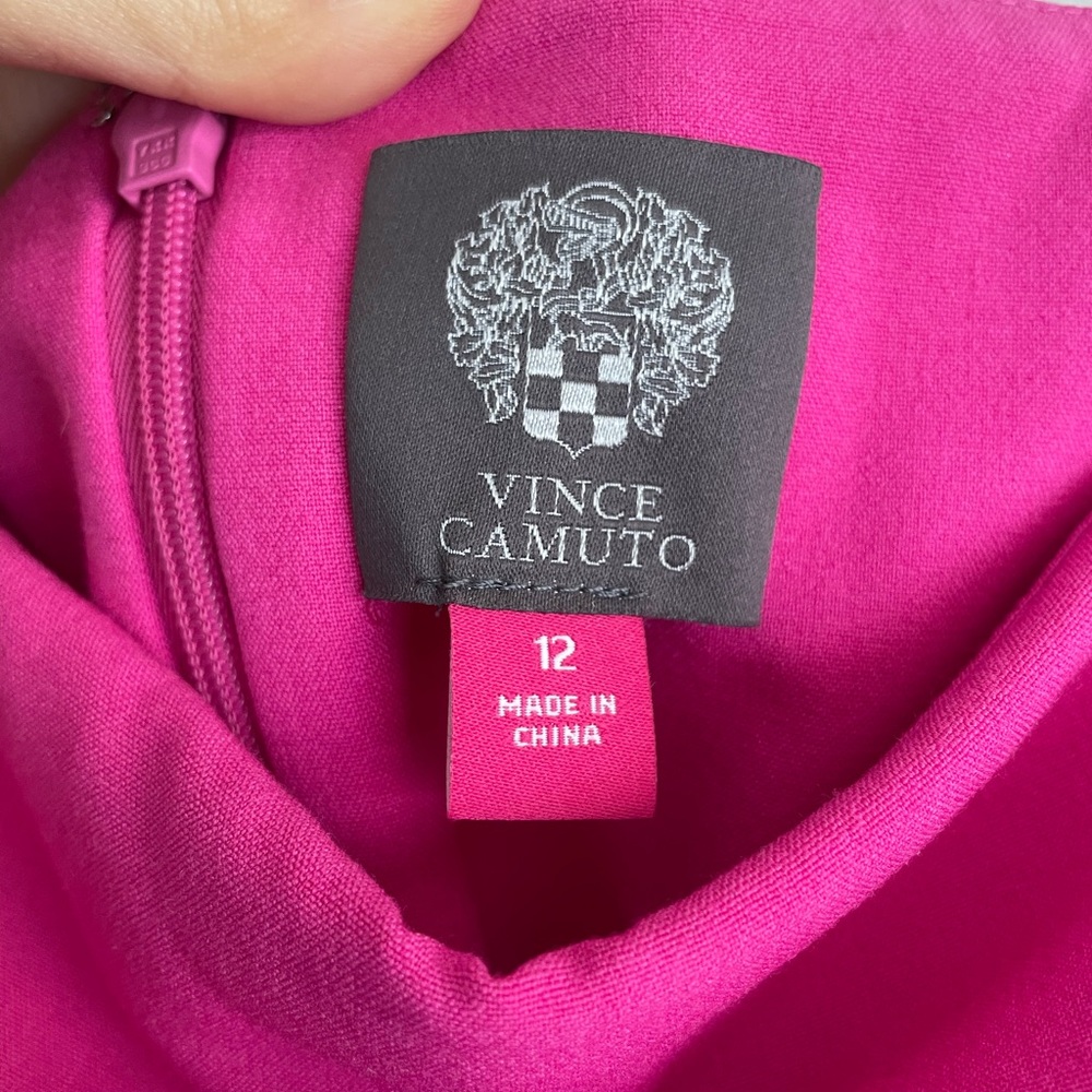 Vince Camuto Strapless Fuchsia Dress - Picture 5 of 6
